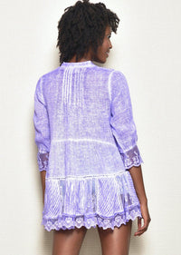 Muche & Muchette - Jolene Cotton Voile Tunic in Lavender - OutDazl