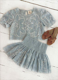 Muche & Muchette - Mika Embroidered Mini Skirt - OutDazl