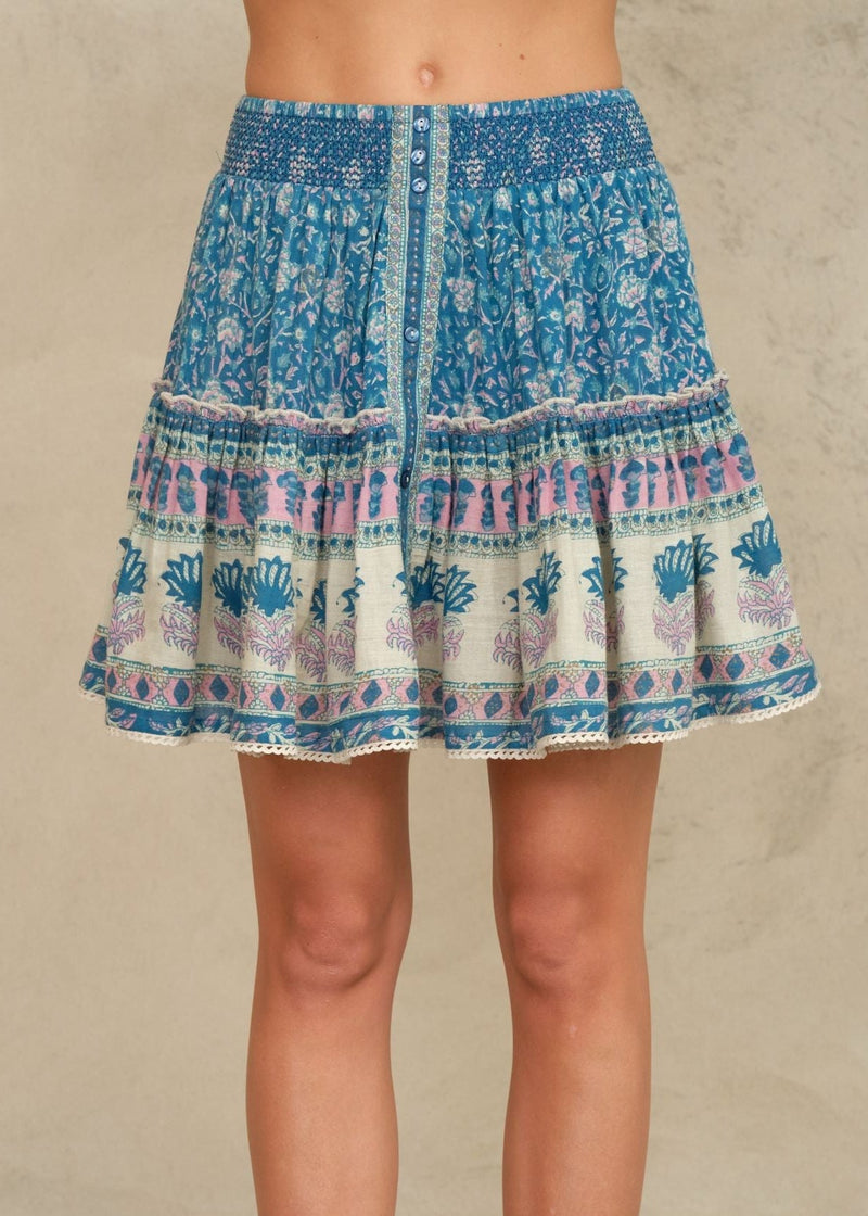 Myla Print Mini Skirt-Mabe-OutDazl