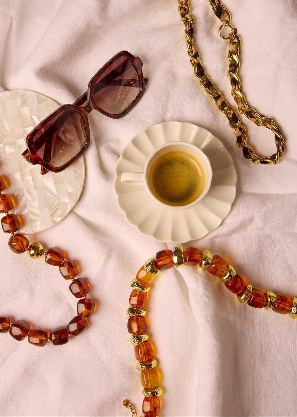 Stone Beaded Necklace