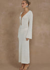 Nya Knit Midi Dress in Ivory