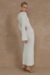 Nya Knit Midi Dress in Ivory