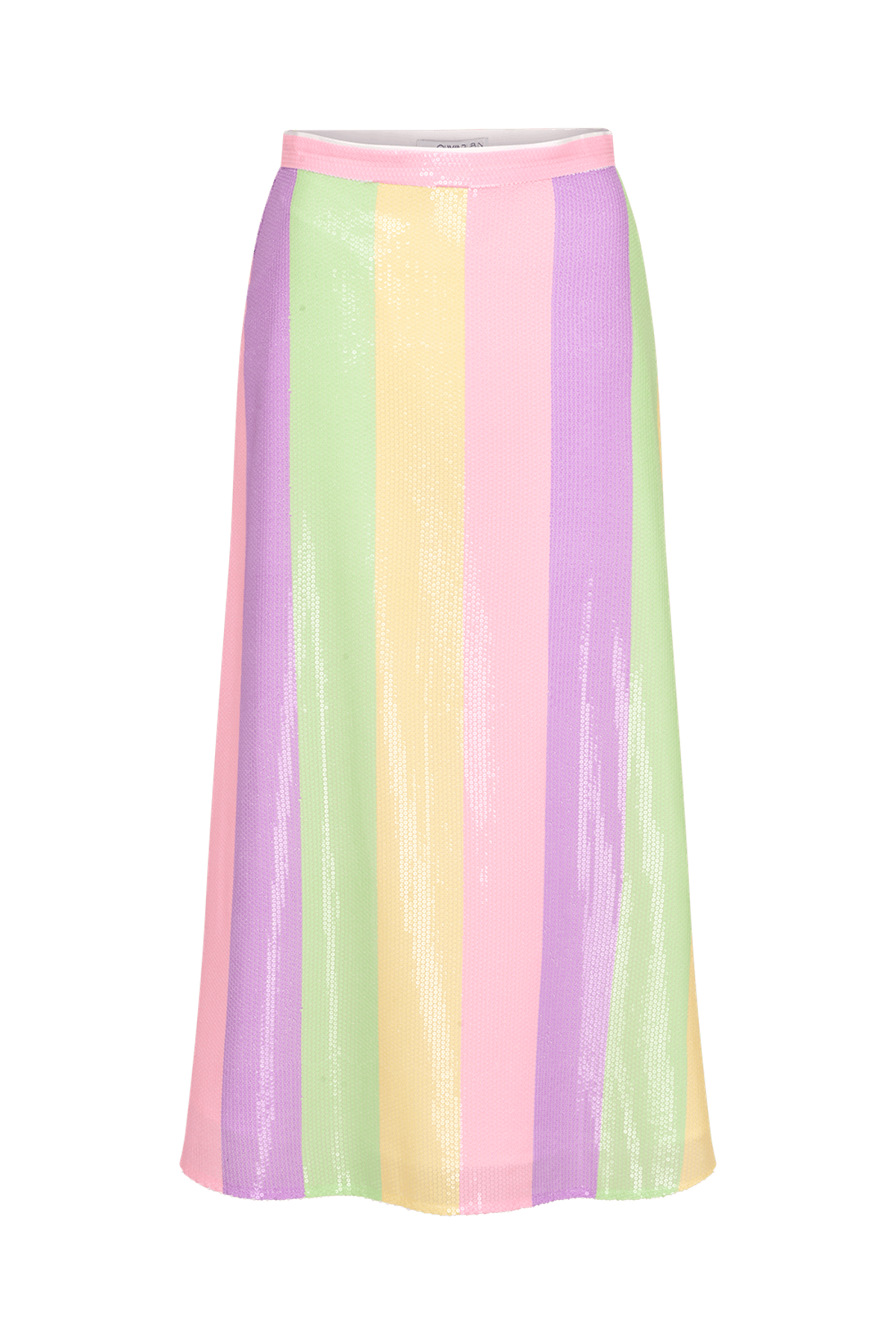 Olivia Rubin - Penelope Sequin Sorbet Stripe Skirt - OutDazl