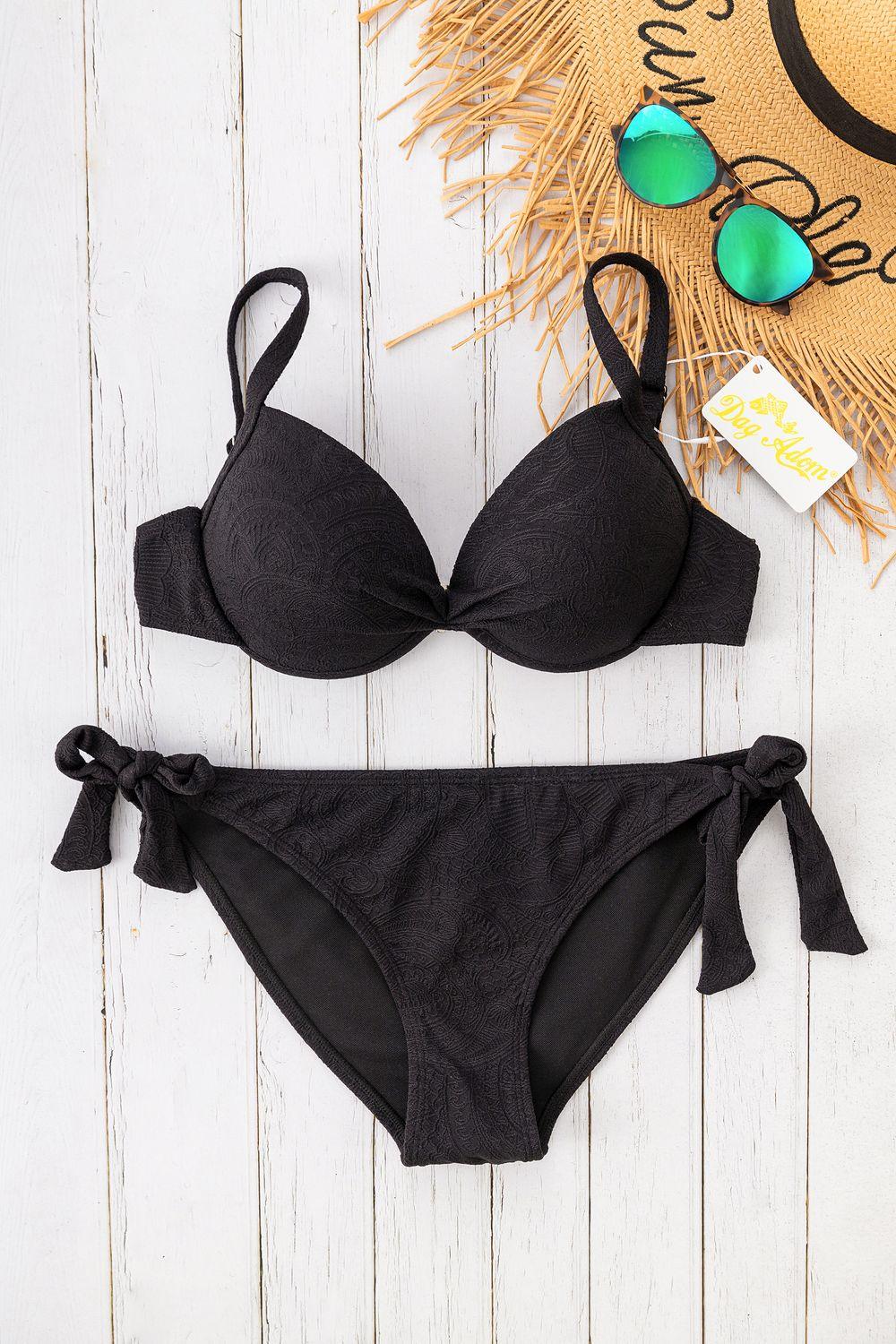 Black Bikini Set Roxy OutDazl