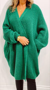 OutDazl - Chunky knit longline slouchy cardigan - OutDazl