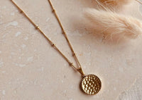 OutDazl - Hammered Coin Necklace - OutDazl