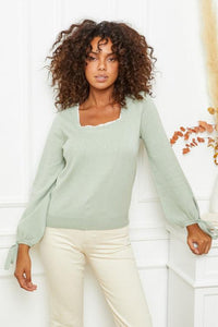 OutDazl - Kerry Jumper in Mint Green - OutDazl
