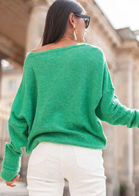 OutDazl - knit jumper Laura in Green - OutDazl
