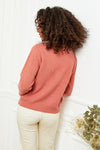 Outdazl - Margot Knit Cardigan in Terracotta - OutDazl