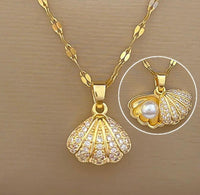 OutDazl - Mini Shell Charm Necklace - OutDazl