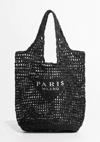 OutDazl - New Paris Milano Woven Tote Bag - OutDazl