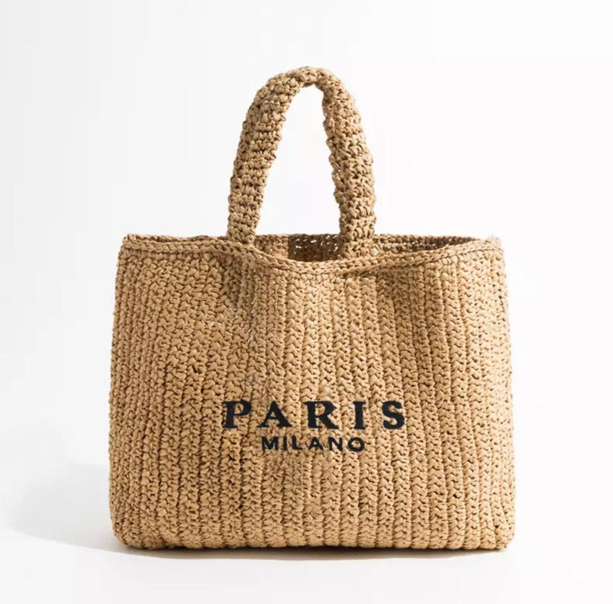 OutDazl - New Paris Milano Woven Tote Bag - OutDazl