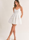 OutDazl - Pleated Skirt Mini Dress - OutDazl