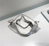 OutDazl - Rhinestone Mini Shoulder Bag in Silver - OutDazl