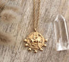OutDazl - Roman Gold Coin Necklace - OutDazl