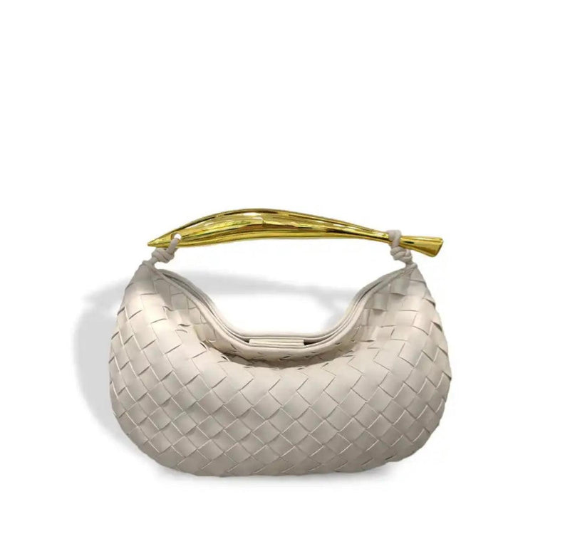 OutDazl - Small Woven Sadro Clutch - OutDazl