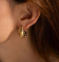 OutDazl - Tear Drop Earrings with Rhinestones - OutDazl