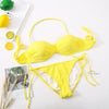 OutDazl - Yellow Bandeau Bikini Goya - OutDazl