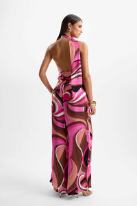 Blossom Halter Top in Dolce Pink