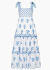 Pink City Prints - Athens Dress in Sky Daffodil - OutDazl
