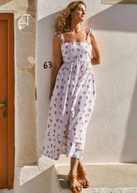 Pink City Prints - Crete Dress in Mini Blossom - OutDazl