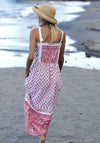 Pink City Prints - Elena Maxi Dress in Strawberry Fields - OutDazl