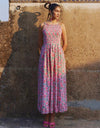 Pink City Prints - Elsie Dress in Pink Jungle Print - OutDazl