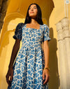 Pink City Prints - Evelyn Dress in Riviera Tapestry - OutDazl