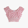 Pink City Prints - Rah Rah Top in Strawberry Fields - OutDazl
