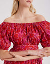 Pink City Prints - Tango Maxi Dress in Vintage Poppy - OutDazl
