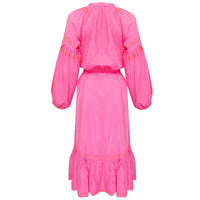PRANELLA - Taffi Maxi Dress in Neon Pink - OutDazl
