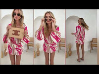 zoe playsuit in wave print