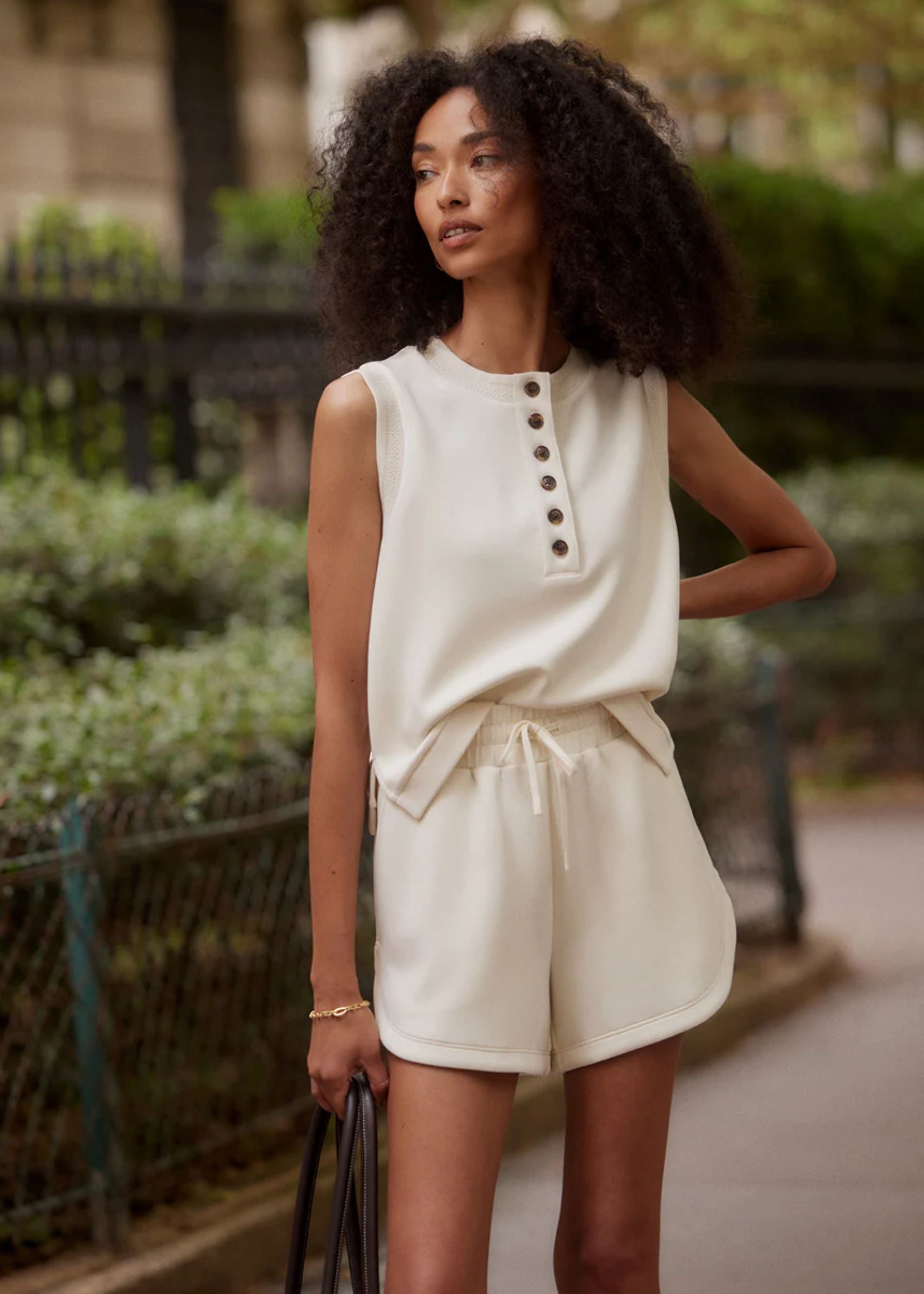 Marla Button Placket Top
