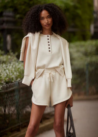 Marla Button Placket Top