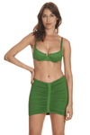 Reina Olga - Geraldina Skirt in Emerald Green - OutDazl