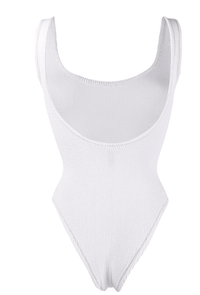 Reina Olga - Papaia Crinkle Swimsuit in White - OutDazl