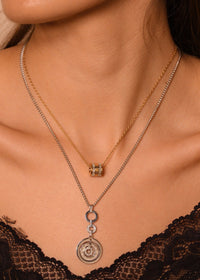 Roman Pendulum Pendant Necklace