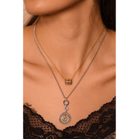 Roman Pendulum Pendant Necklace