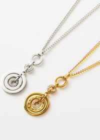 Roman Pendulum Pendant Necklace