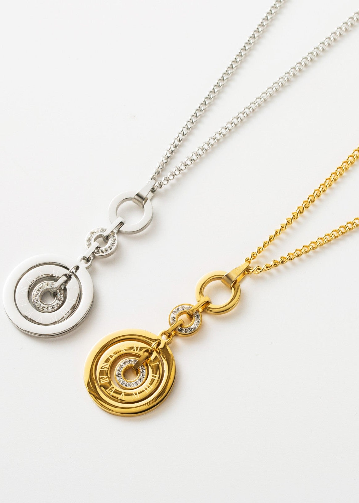 Roman Pendulum Pendant Necklace