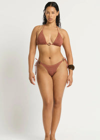 Ring Triangle Bikini Top Ingrid in Fawn