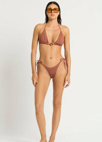Ring Triangle Bikini Top Ingrid in Fawn