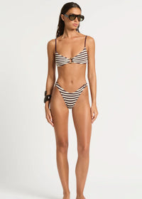 Ring Lissio Crop in Sable Stripe