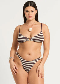 Ring Lissio Crop in Sable Stripe