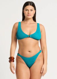 Ring Scout Bikini Top in Cove