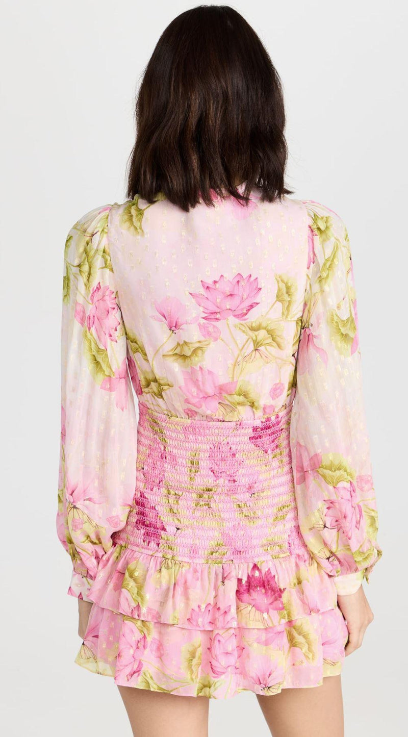 Rococo Sand - Ren Mini Dress Pink Lotus - OutDazl
