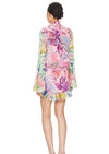 Rococo Sand - Vega Mini Dress In Tropical Print - OutDazl