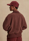 Roselle Half-Zip Fleece Deep Mahogany