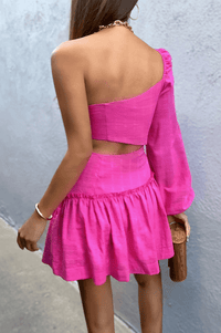 Seven Wonders - Casablanca Mini Dress in Hot Pink - OutDazl