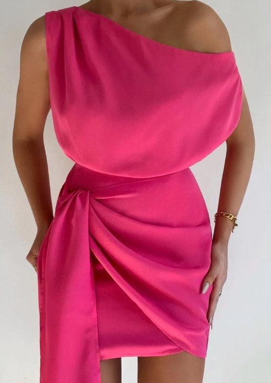 Seven Wonders - Charisma Matte Dress in Pink - OutDazl